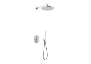 Душова система Kohlman Foxal 35 chrome + BOX прихованого монтажу QW210FR35, Хром