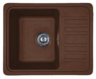 Кухонная мойка Adamant Small 570x455x180 mokko 448223, Цемент матовый