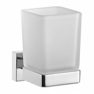 Стакан с держателем Omnires Lift chrome 8158CR, Хром