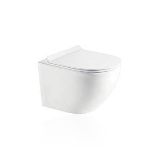 Унитаз подвесной Koller Pool Round RN-0520-RW с сидением Soft Close, Белый