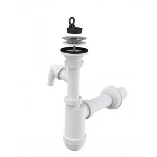 Сифон для умивальника Alcaplast A41P, Білий