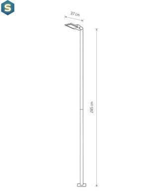 Світильник вуличний Nowodvorski 9125 Pathway LED 1x36W 3000K 3600Lm IP44 Bl