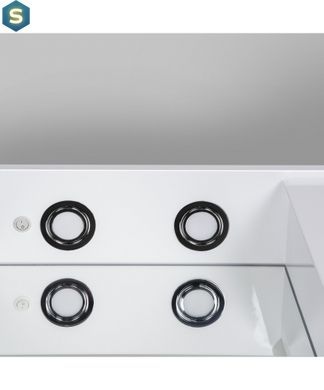 Дзеркало Мойдодир з шафкою СТ-60 з яскравою LED-підсвіткою, Білий