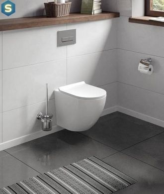 Унитаз подвесной Koller Pool Round RN-0520-RW с сидением Soft Close, Белый