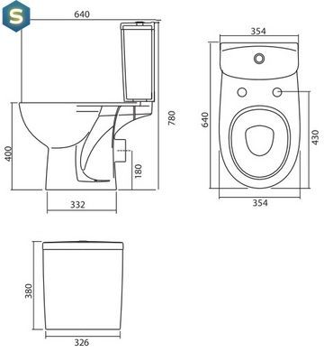 Унітаз-компакт Kolo Freja L79211000 з кришкою Soft Close, Білий