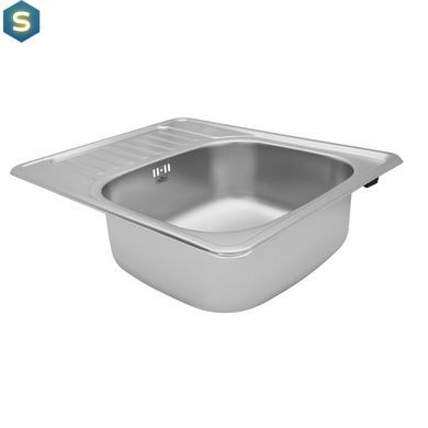 Кухонна мийка Kroner KRP Satin-5848 (0,8 мм) CV022777, Satin