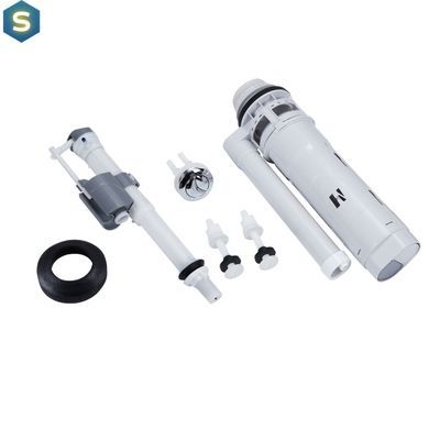 Унитаз-компакт Qtap Nando безободковый с сиденьем Soft-close QT12221222AW