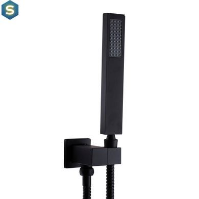 Душова система прихованого монтажу Topaz Odiss To 08117-L03-BLTermostat Smart box, Черный матовый