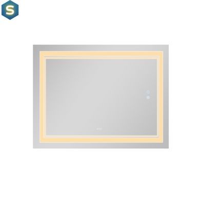 Дзеркало Qtap Cardinal 1000х800 з LED-підсвічуванням Touch, з антизапотіванням, з димером температури кольору (3000-6500K) QT0478C10080
