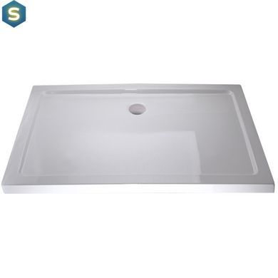 Душовий піддон прямокутний Wkra SS120I Bravo (1уп.), Білий, білий