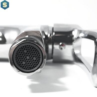 Змішувач для біде одноричажний литий гайка &Oslash;40 Wezer STD2-181, Хром