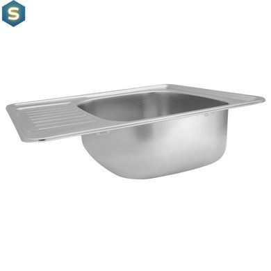 Кухонна мийка Kroner KRP Satin-5848 (0,8 мм) CV022777, Satin