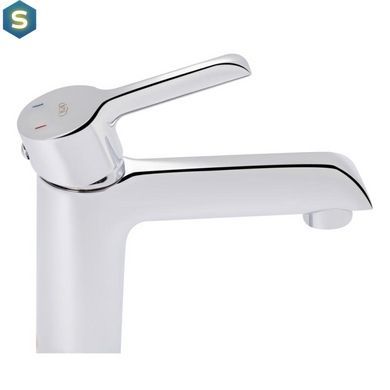 Смеситель для умывальника Qtap Grand CRM 001F, Хром