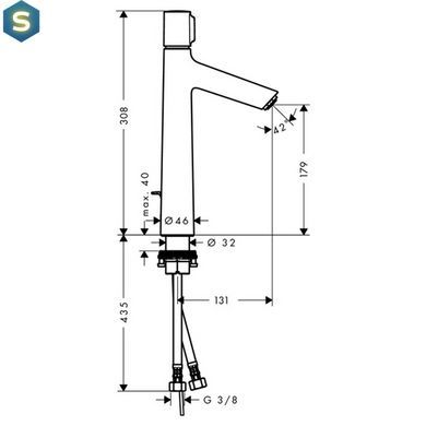 Смеситель для раковины Hansgrohe Talis Select S EcoSmart 72044000