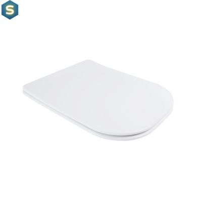 Унитаз-компакт Qtap Nando безободковый с сиденьем Soft-close QT12221222AW