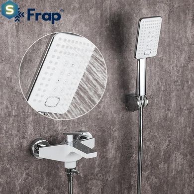 Смеситель для ванны Frap F3258, белый/хром, Хром
