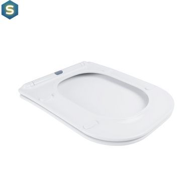 Унитаз-компакт Qtap Nando безободковый с сиденьем Soft-close QT12221222AW