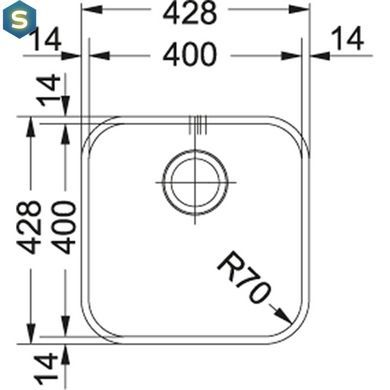 Кухонная мойка Franke Savanna SVX 110-40 122.0039.092, Polish