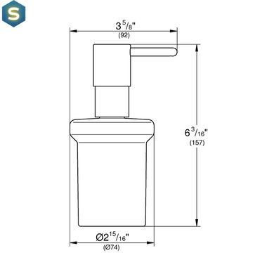 Дозатор рідкого мила без тримача Grohe QuickFix Start 41188000, Білий