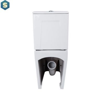 Унитаз-компакт Qtap Nando безободковый с сиденьем Soft-close QT12221222AW