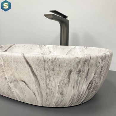 Умивальник (раковина) VBI MODENA S STONE MATT накладний, Каппучино