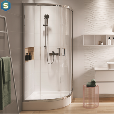 Душевая кабина Cersanit Zip 90x90 S154-002, прозрачный, хром