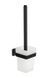 Йоржик для унітазу VBI Mars 2 black VBI-040110BL, Черный матовый