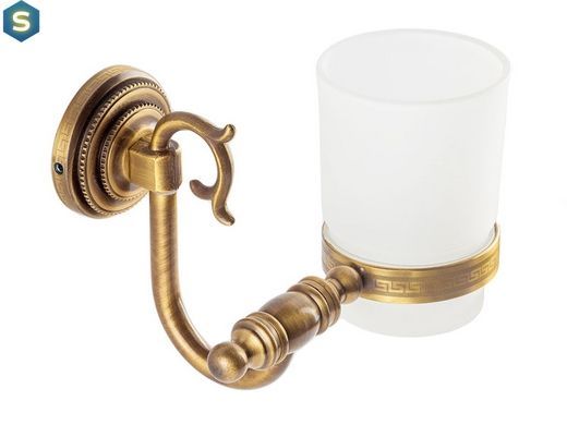 Склянка для зубних щіток Kugu Versace Antique 206A, Бронза
