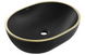 Умивальник Mexen Viki black gold Edge накладний MEX-21054875, Золотий
