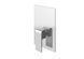Душова система Kohlman Saxo 20 chrome + BOX прихованого монтажу QW220SQ20, Хром