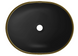Умивальник Mexen Viki black gold Edge накладний MEX-21054875, Золотий