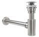 Сифон для раковины Rea nickel brushed универсальный + click-clack REA-A4400, Зеленый матовый