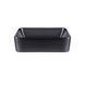 Умивальник Qtap Tern накладний прямокутний 475х370х140 мм Black matt + донний клапан PU03, Черный матовый