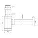 Сифон для умывальника Imprese Hydrant ZMK031806600, Хром