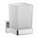 Склянка з утримувачем Omnires Lift chrome 8158CR, Хром