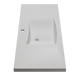 Раковина глянцевая врезная Amidicon Liza 120 1202x480 из литого камня LIZA_120_HL, Белый
