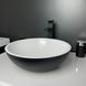 Умывальник Adamant Kreis &Oslash;42 см black/white glossy 100003873, Черный/золото