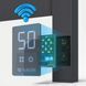 Электрический полотенцесушитель Navin Авангард 480x1200 Sensor с Wi-Fi, левостороннее с таймером, черный муар 12-112033-4880, Черный матовый, Левое, Электронный