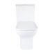 Унітаз підлоговий Qtap Aries Rimless безобідковий з сидінням Soft-close White QT03228302W, Білий