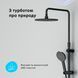 Душевая система ShowerSpot с термостатом Am.Pm Like black matt F0780422, Черный матовый