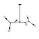 Люстра Nowodvorski 9138 Twig E27 6x60W IP20 Bl