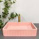 Умивальник (раковина) VBI FLORENTIA PINK MATT накладний, Рожевий