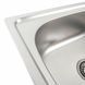 Кухонная мойка из нержавеющей стали Platinum декор 6642 (0,8/180 мм), R, Decor