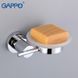 Мильниця настінна Gappo G1802, латунь, хром, Хром