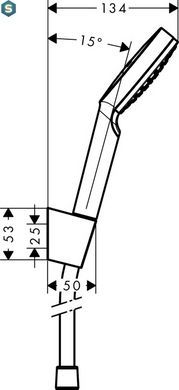 Душовий гарнітур Hansgrohe Crometta 1jet 26567400