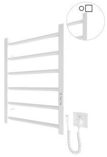 Електрична рушникосушарка HF Leeds 570x430 white matte 6.1.0800.06.WM, Белый матовый, універсальне (конектор), Електронний