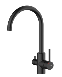 Змішувач для кухні Koller Pool Orion Double на дві води Black Matt ORDB0500F, Черный матовый