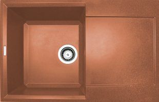 Кухонная мойка Adamant Horizon 780x495x230 terra-cotta 348223, Цемент матовый