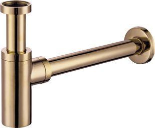 Сифон для раковины VBI brushed gold универсальный VBI-059100BG, Золотой