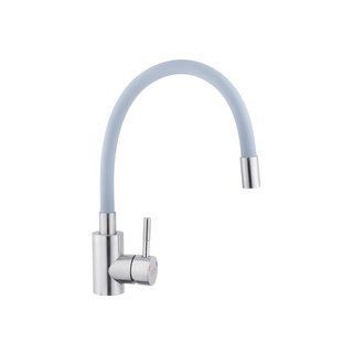 Смеситель для кухни с гибким изливом Kroner KRP Edelstahl Klassisch - ESG035GRA CV024354, Хром матовый